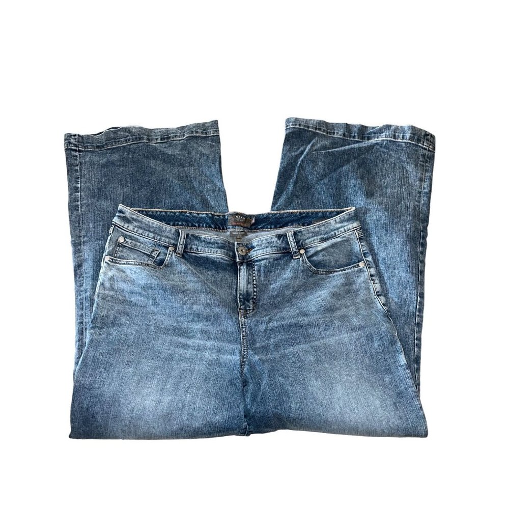 Torrid Feel the Fit Wide Leg Vintage Stretch High-Rise Jean  18R